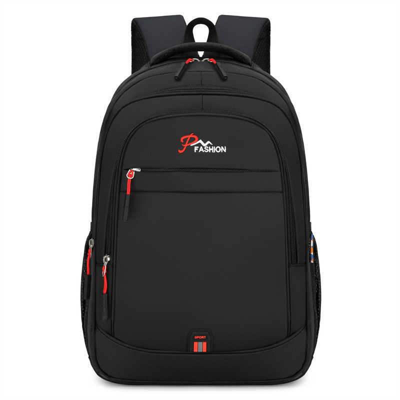 Fashionable and Trendy Mens Backpack Large Capacity Business Computer Backpack Simple Student Backpack Casual Travel Bag 240920