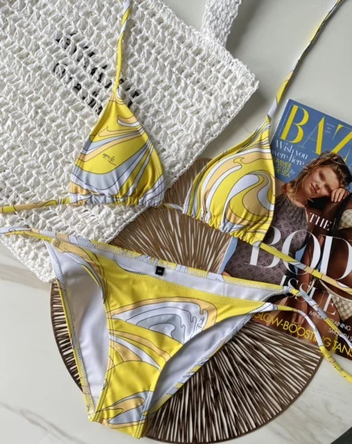 PH07 sommer swim bikini kendall jenner swimwear sexy set thong brazilian beachwear 250103