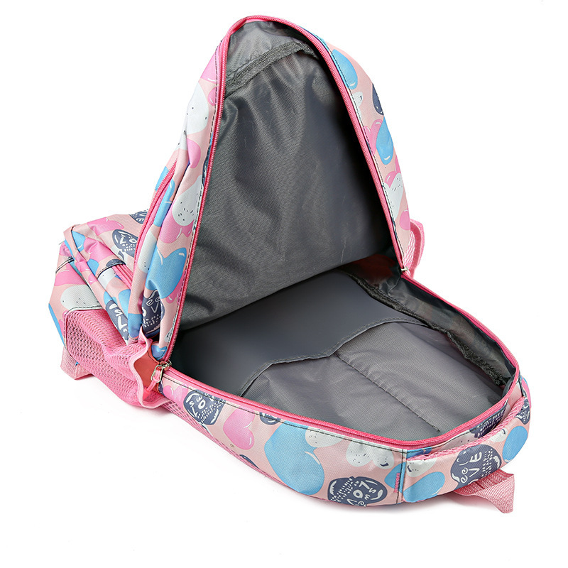 Student large capacity, children's printed, casual fashionable, and lightweight outdoor backpack, reducing load