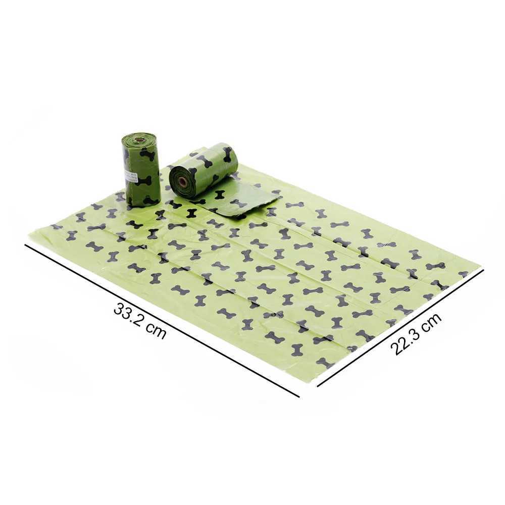 4/8/18 Rolls EPI Biodegradable Pet Garbage Fecal Collect Bag Pet Pooper Bags Pet 18Pcs /Roll Dog Kitten Poop Garbage Bag Pet bagXJ250104