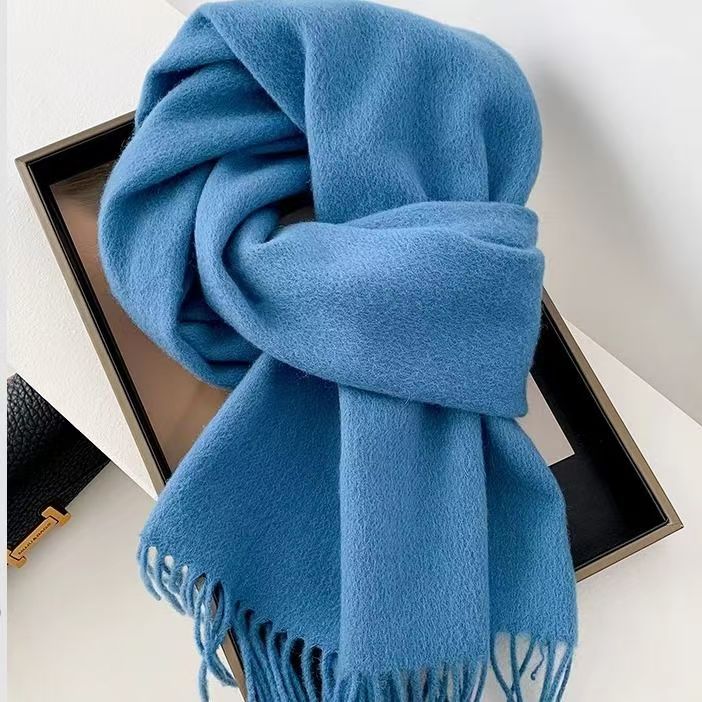 T062 pure cashmere warm story new scarf winter thick couple all-match fashion classic neck scarf