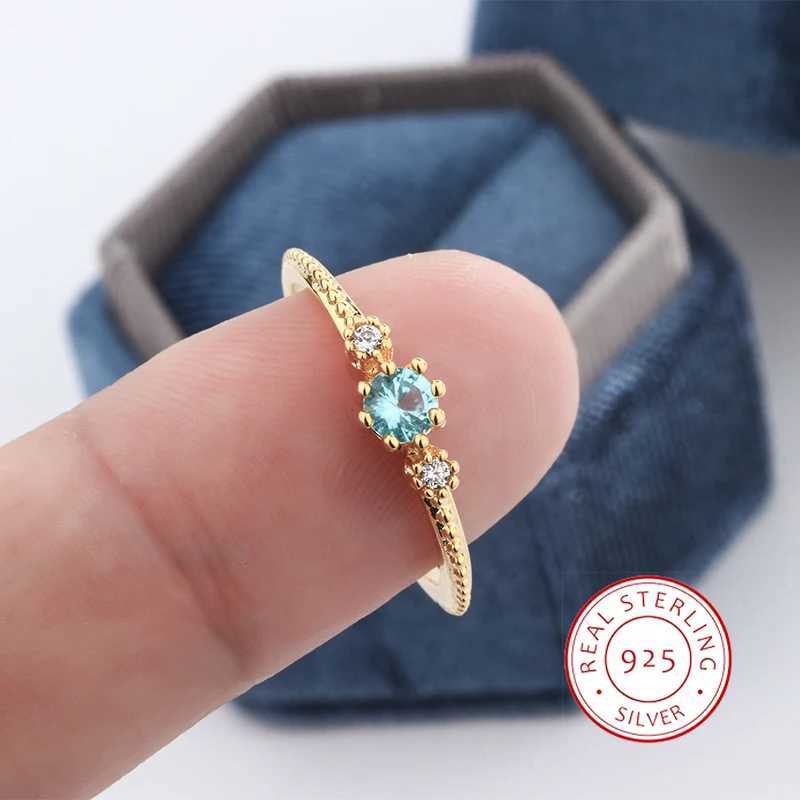Classic 925 Silver Plated Ring for Women Stylish Shiny Zircon Jewelry Ring High Quality Anniversary Gift 18k Gold RingXJ250104