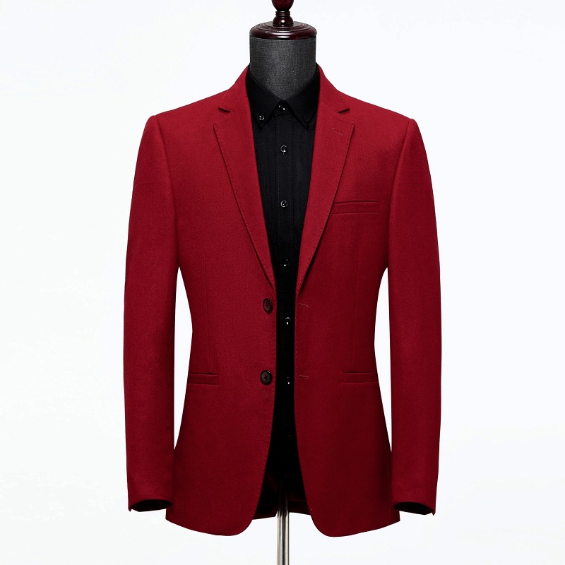 3709 Men's Slim Fit Black Business Suit for Professionals Executive Manager Style