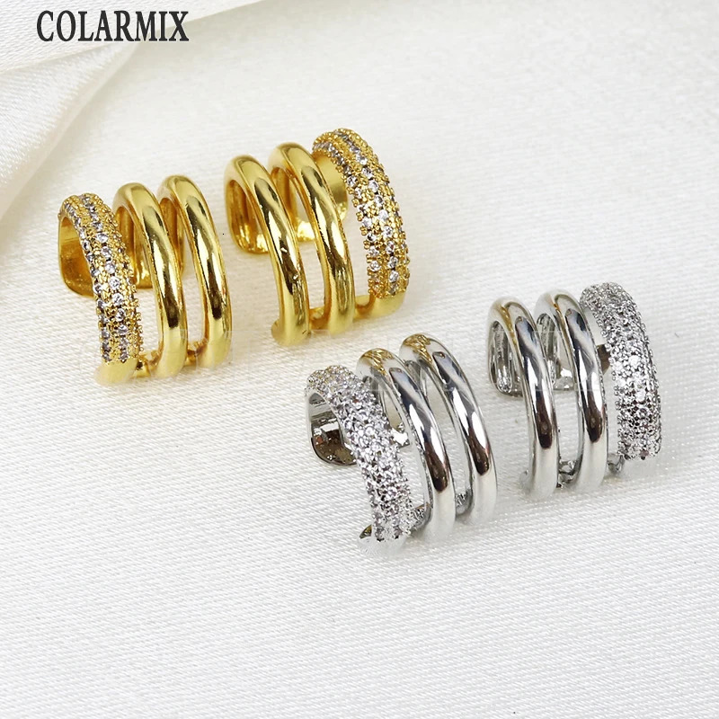 10 Pairs Ear Cuff earrings Cute Clip Earrings Female Buckle Ear Cuff No Piercings Cartilage Ear for Women 30072 250103