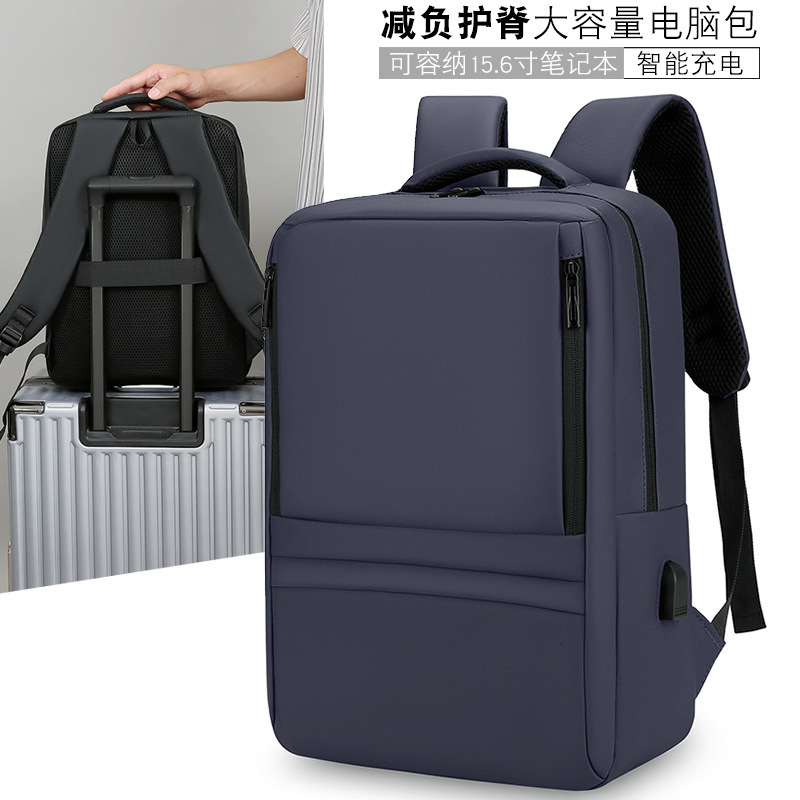 New Men's Business Large Capacity Backpack, Computer Bag, Multifunctional And Durable Backpack
