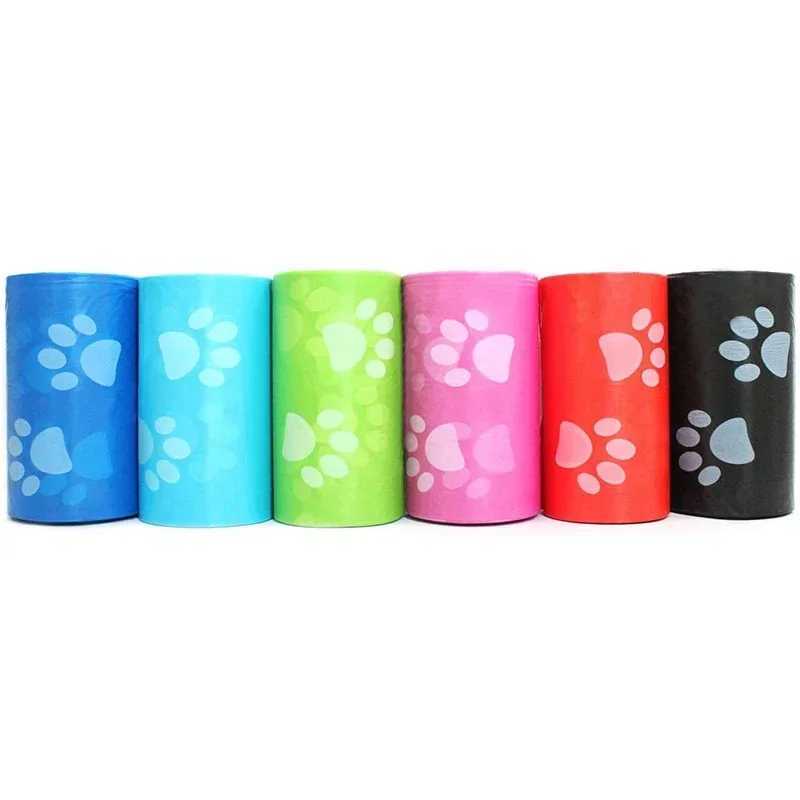 100Rolls Dog Poop Bag Outdoor Cleaning Poop Bag Outdoor Clean Pets Supplies for Dog 15Bags/Roll Refill Garbage Bag Pet SuppliesXJ250104