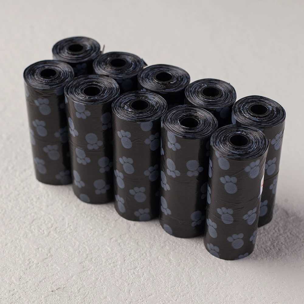 150 pcs Dog Poop Bag Outdoor Cleaning Poop Bag Outdoor Clean Pets Supplies for Dog 15 Bags/Roll Refill Garbage Bag Pet SuppliesXJ250104