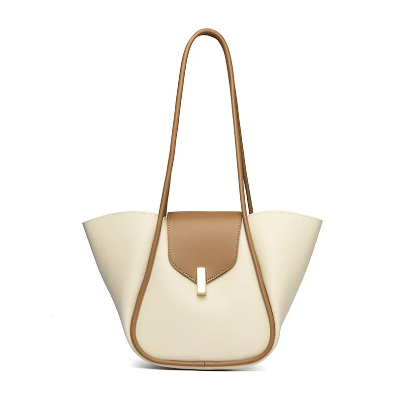 Women PU Shoulder Bag Fashion Carrying Bag Large Capacity Minimalist Handbags Hasp Closure Slouchy Tote Bag Daily Commuting Bag 250103