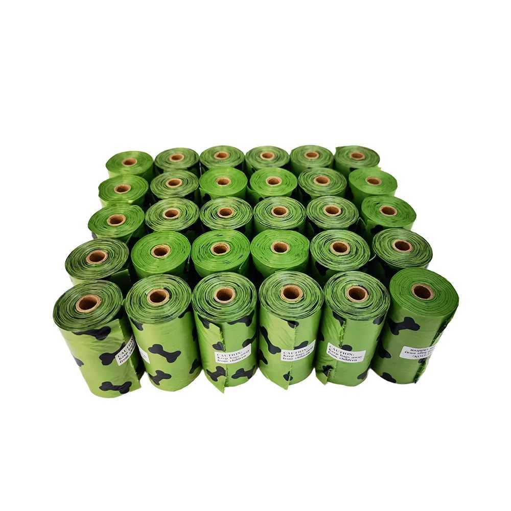 EPI Biodegradable Pet Garbage Bag Dog Poop Bags Dog cat Waste Bag Dispenser Kitten Cleaning Supplies Dog Products 15Pcs/RollXJ250104