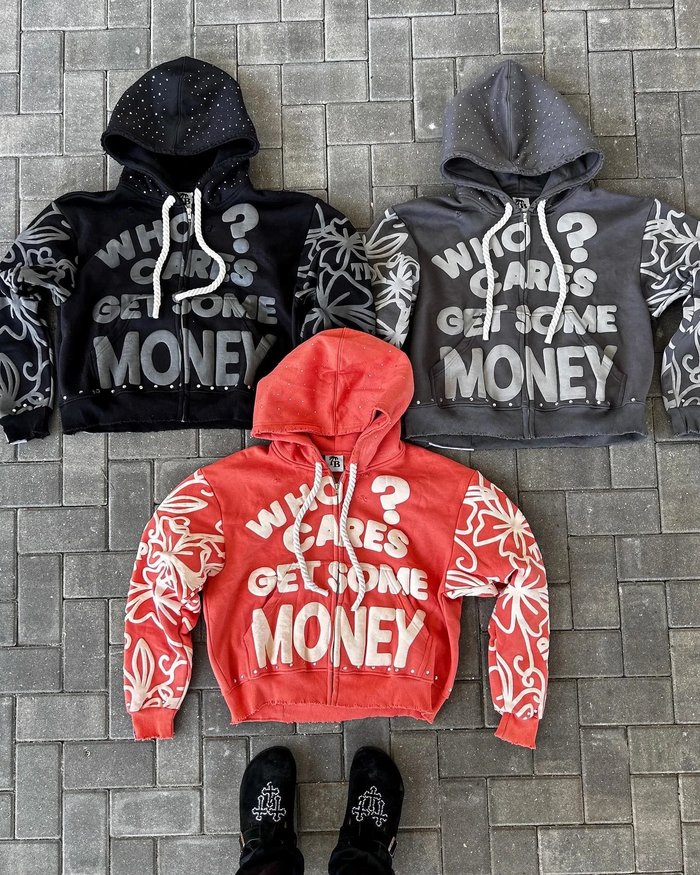 Y2K Zip Hoodie American Hip Hop Trend Fashion Alphabet Vintage Hooded Long Sleeve Sports Hood Men Women Street Wear 250103
