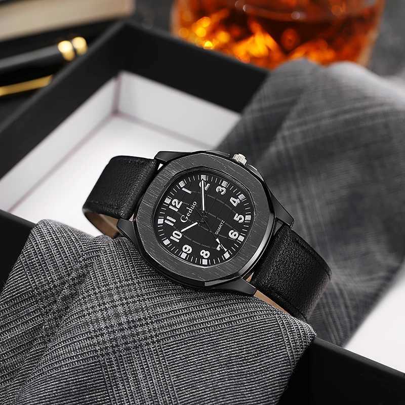 Luxury brand top leather Str mens casual sports watch erkek kol saati W250104