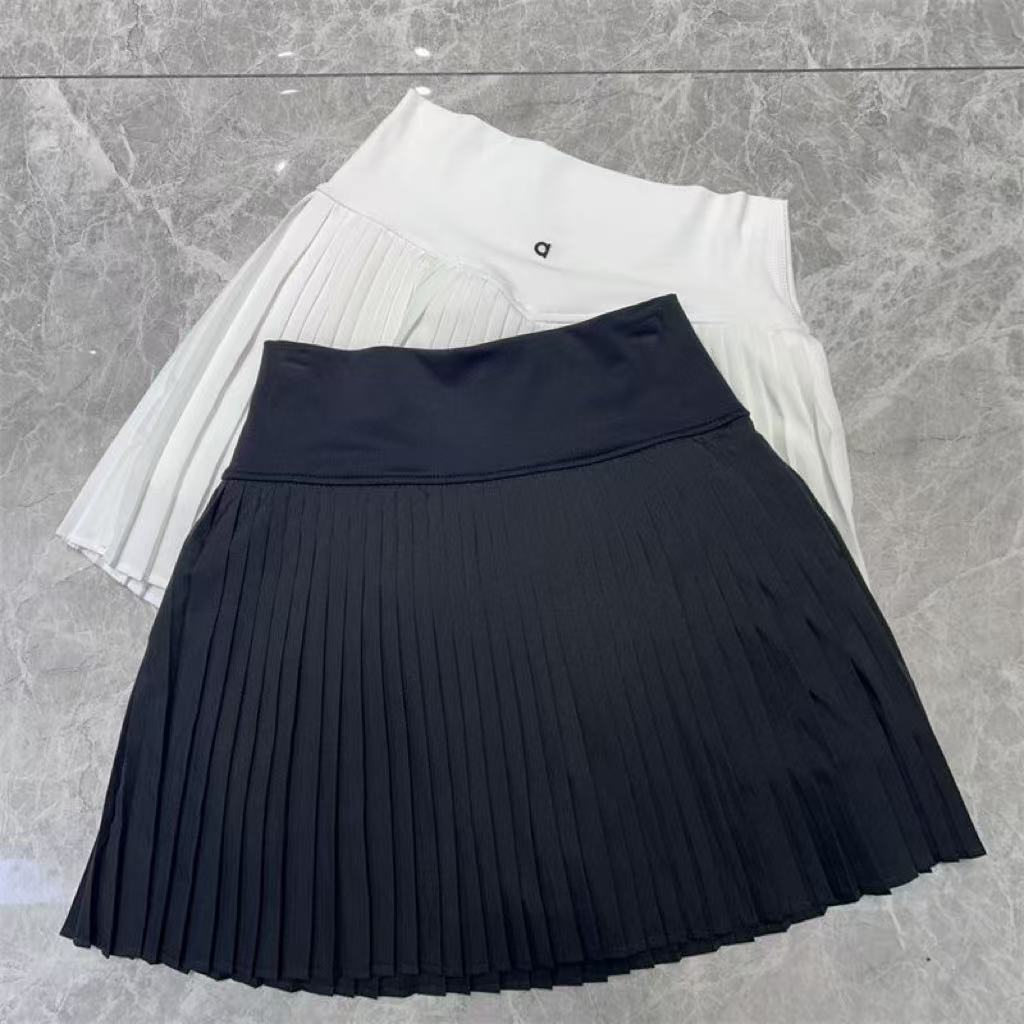 2025--Designer skirt Womens Yoga Tennis skirt Pleated Gym dress Golf Fitness breathable sportswear