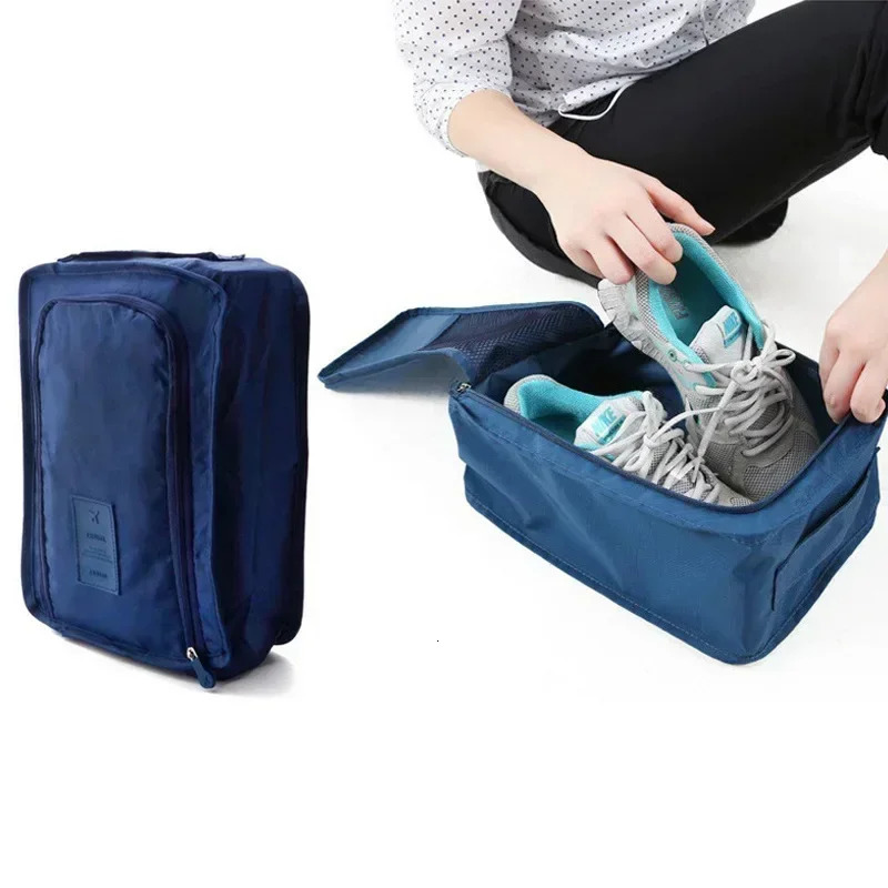 Travel Storage Portable Sneaker Bag Waterproof Breathable Single Shoe Foldable Small 6 Colors 241226