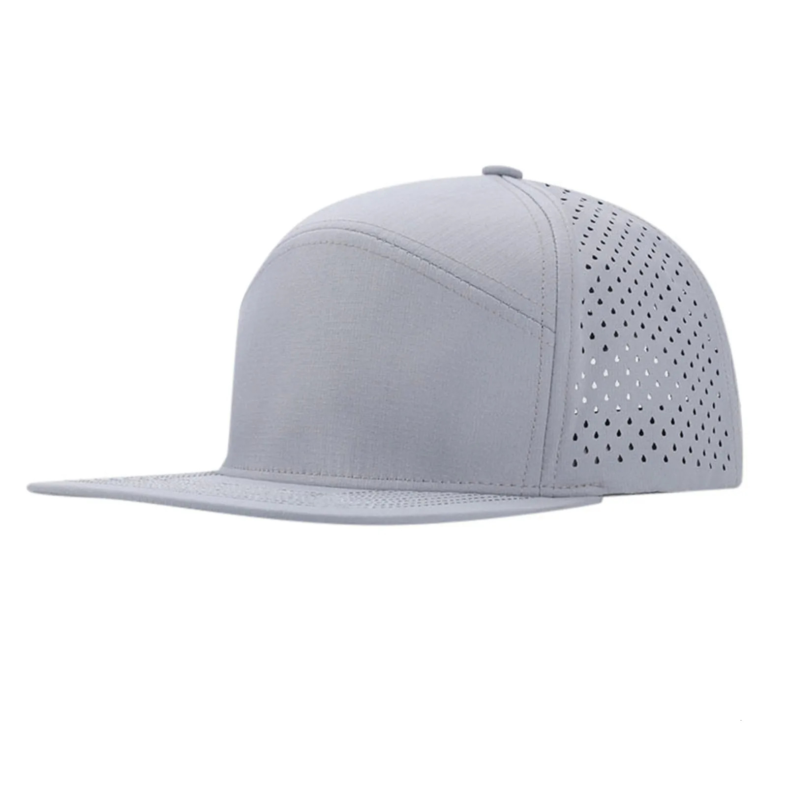 Men Flat Brim Baseball Cap Adjustable Performance Hat Perforated Cap Baseball Cap Size ucer 250103