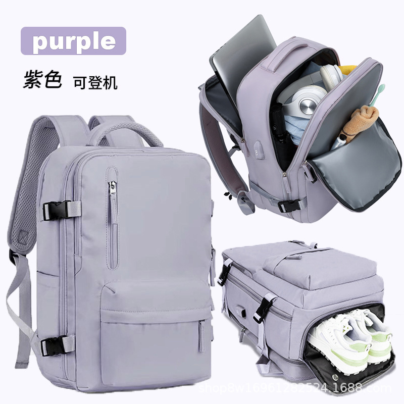 Women's Travel Backpack, Large Capacity Outdoor Hiking Backpack Middle School Students, Waterproof Computer Bag For Business Trips