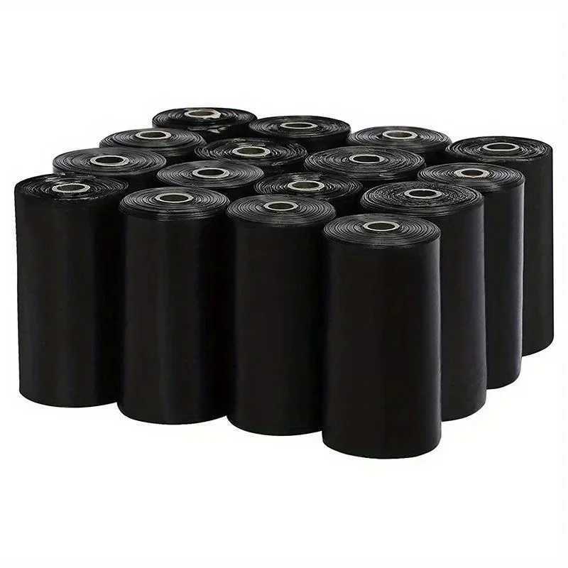 Polyethylene Dog Poop Bags 6 Rolls / 90 Count Odor Sealing Pet Waste Receptacles Doggy Litter Disposal Bags Square ShapeXJ250104