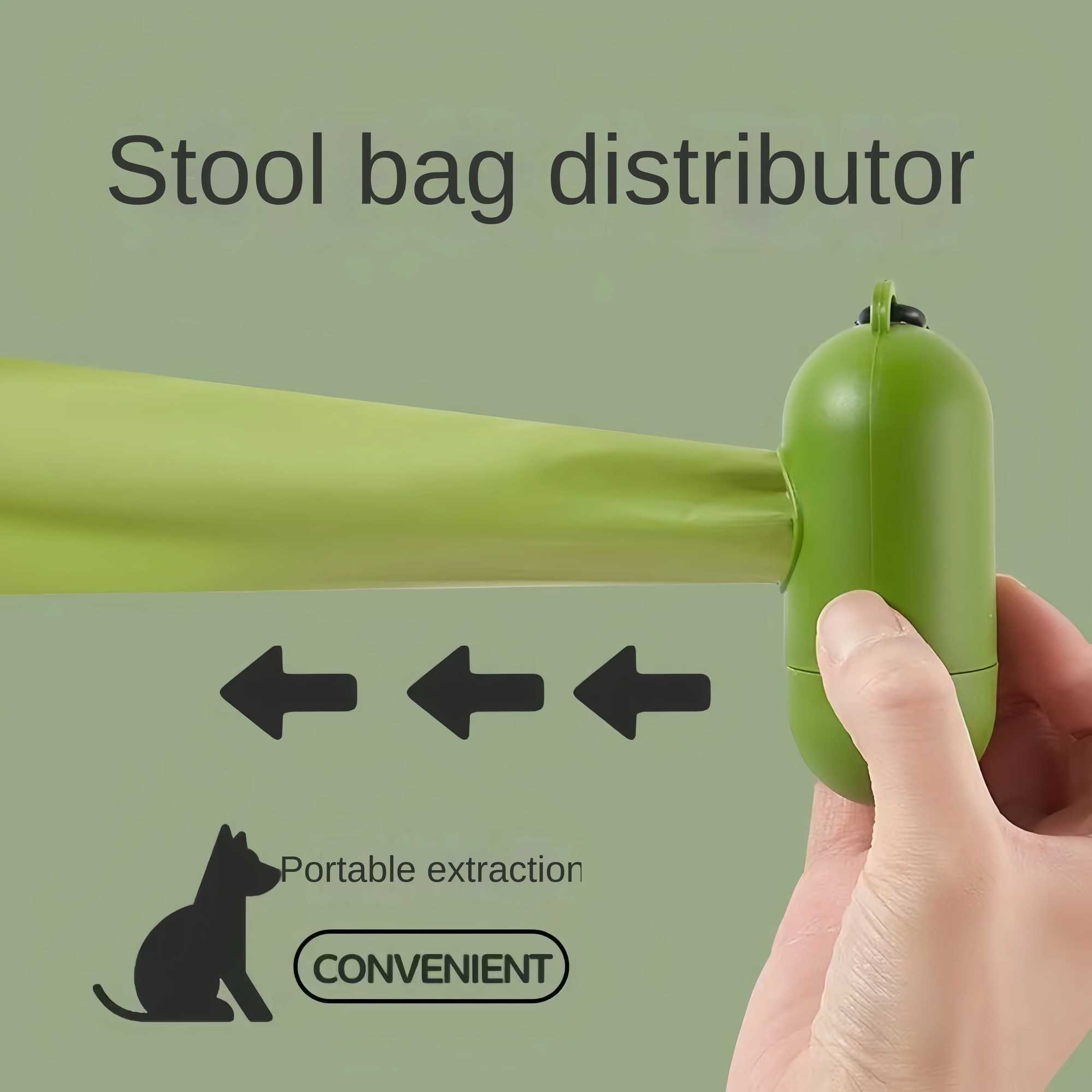 Pat Dog Poop Bag Environmental Protection Degradable Dog Cat Poop Bag Outdoor Cleaning Poop Bag Outdoor Clean Pets SuppliesXJ250104