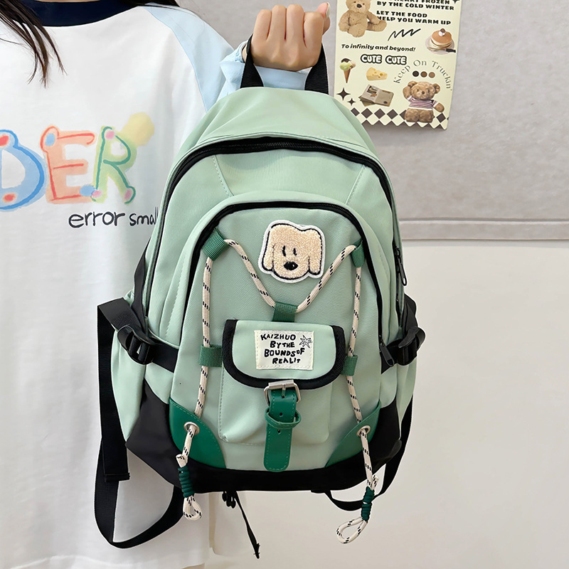 New niche personalized large capacity casual backpack with female texture for elementary, middle, and high school students' backpacks