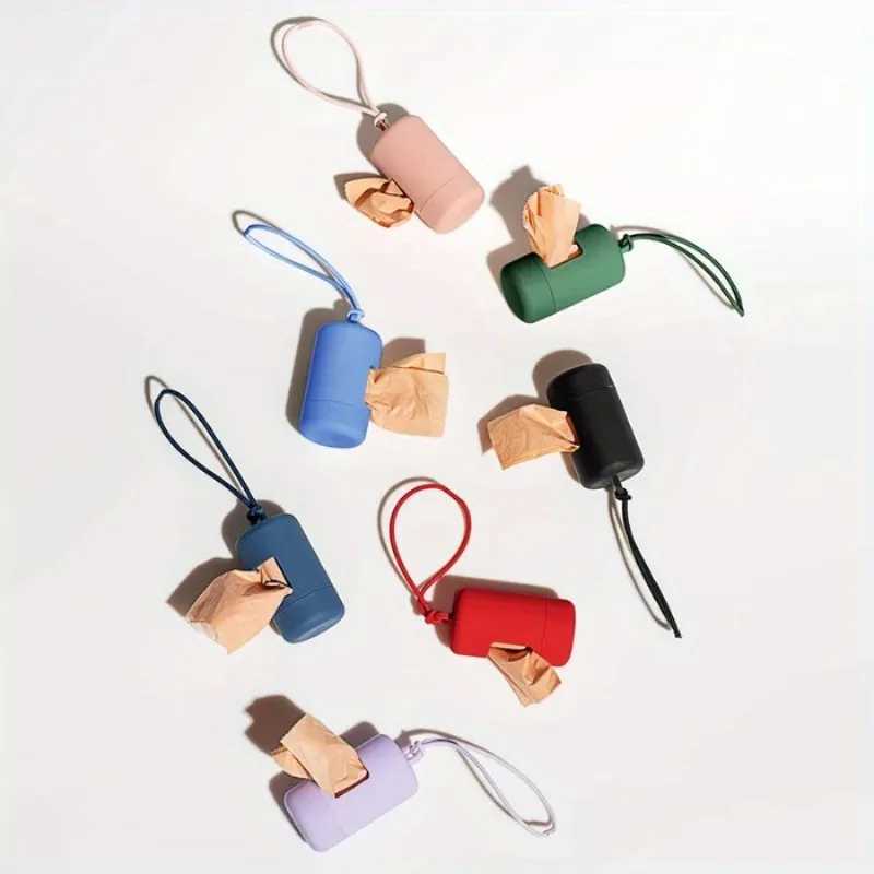 1PC Portable Dog Pet Waste Bag Dispenser Mini Pet Cleaning Garbage Bag Organizer Home Kitchen SuppliesXJ250104