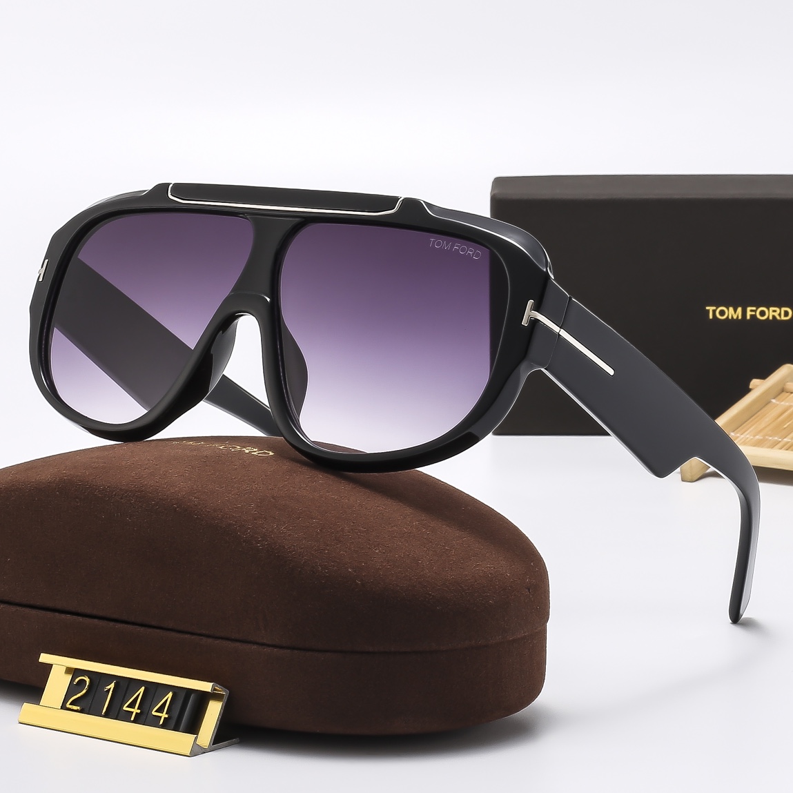 TomForddly Tomism fordism Sunglasses Women Large Square Frame Letter Shades Summer Outdoor Leisure Travel Sun Glasses Polarized Vintage Eyeglasses 2f