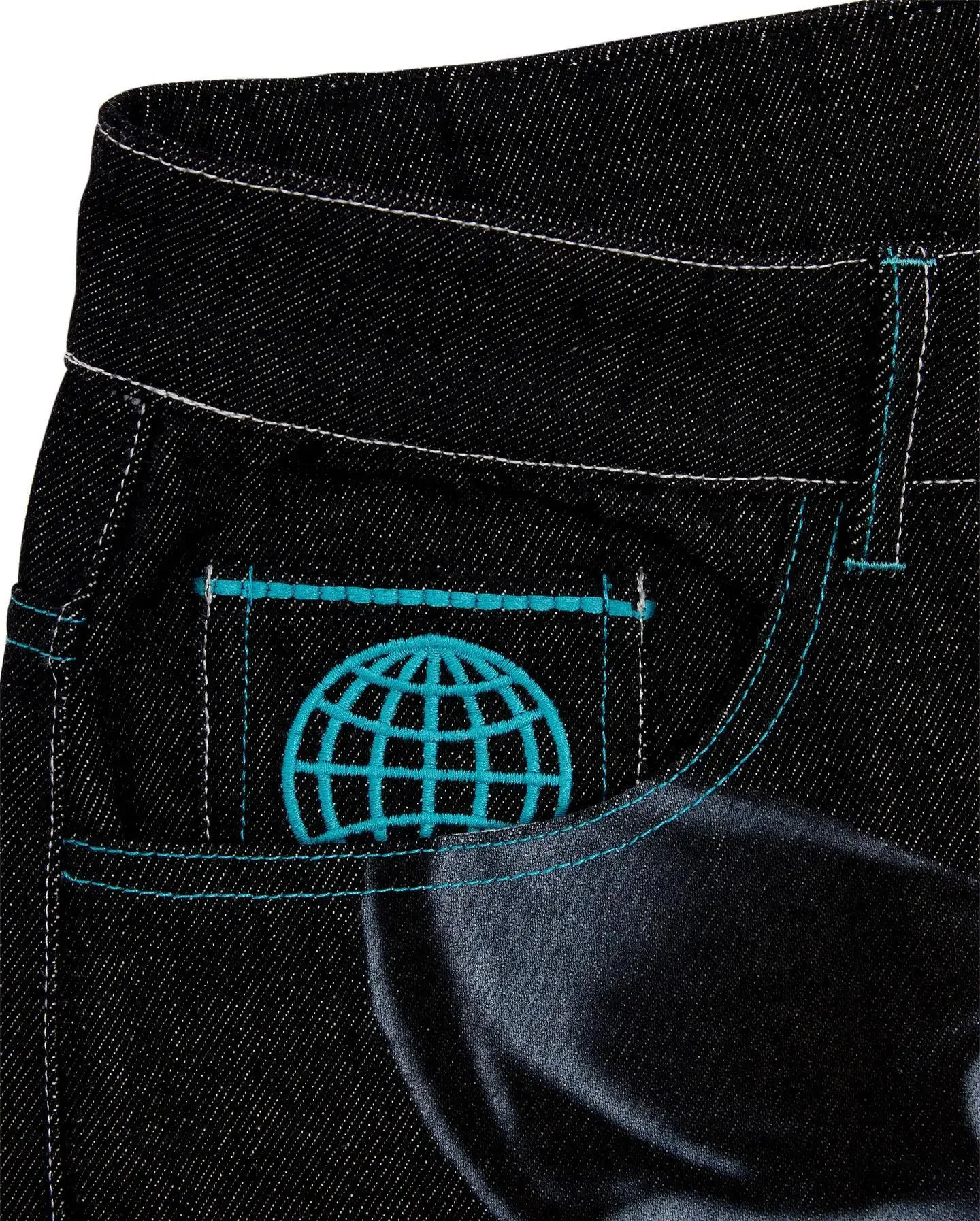 Streetwear Jeans Y2K Harajuku Hip Hop Skeleton Graphic Baggy Jeans Black Pants Mens Gothic Punk Rock Wide Leg Trousers 241230