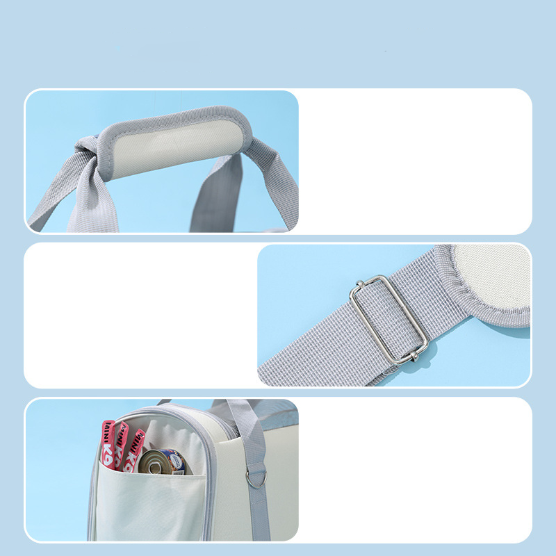 Lightweight and Breathable Pet Carrier Backpack with Adjustable Strap - Suitable for Cats & Dogs Transport Solution for Felines and Canines