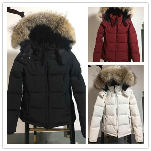 Winter coat down jackets fashion design with real wolf fur women jackte jacket combination parkas keep warm in winter designer luxury jackets