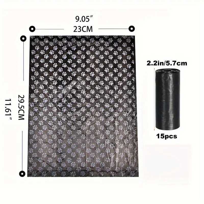 Thick Leak-Proof Dog Poop Bags for Outdoor Walks Polyethylene Material Animal Waste Disposal 300 Count 20 RollsXJ250104