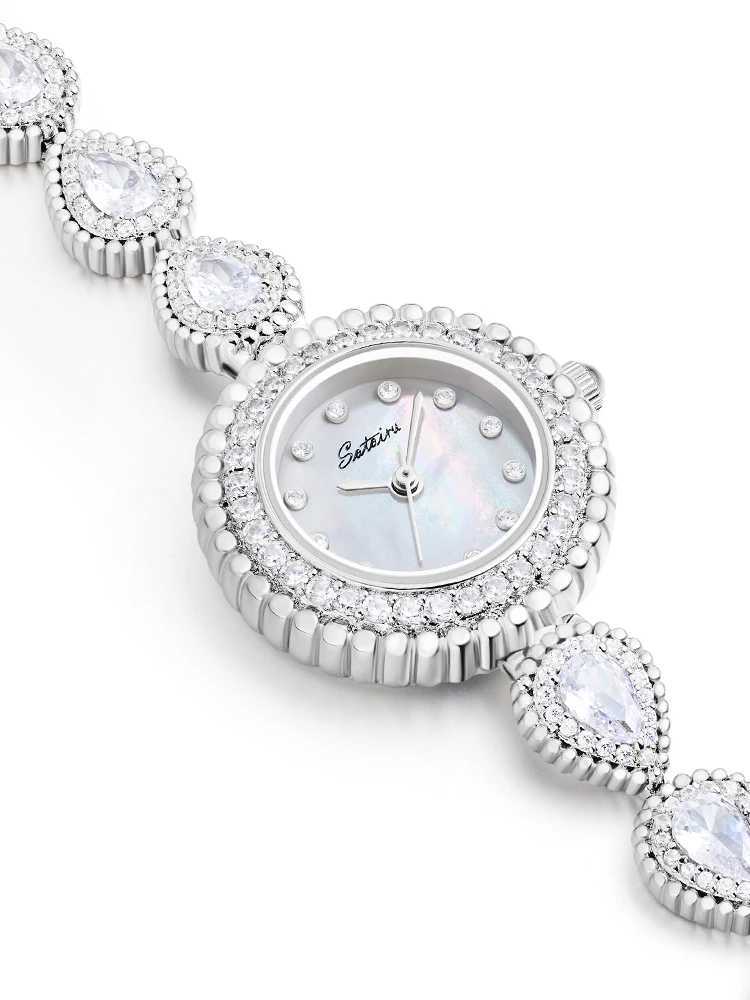 Sotoiru high-end luxury womens fashion quartz wrist full zirconia La waterproof Dr female gift W250104