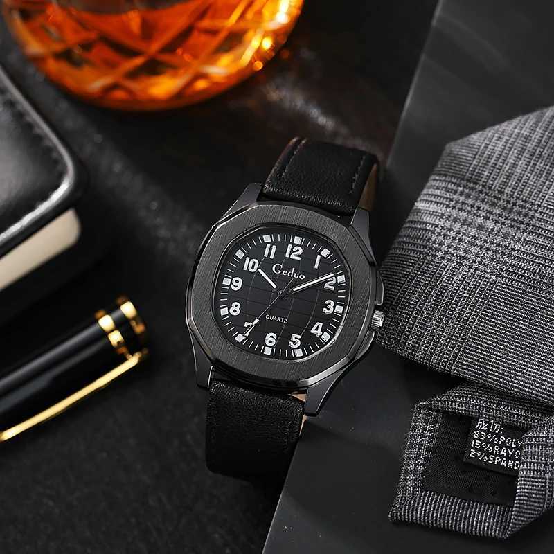Luxury brand top leather Str mens casual sports watch erkek kol saati W250104