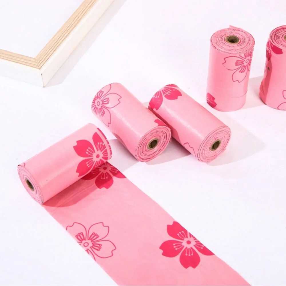 New Eco-friendly Pet Waste BagsBiodegradable Poop Pickup BagsDog Poop Pickup Cat Poop Feces Bags Outdoor Portable Pet SuppliesXJ250104