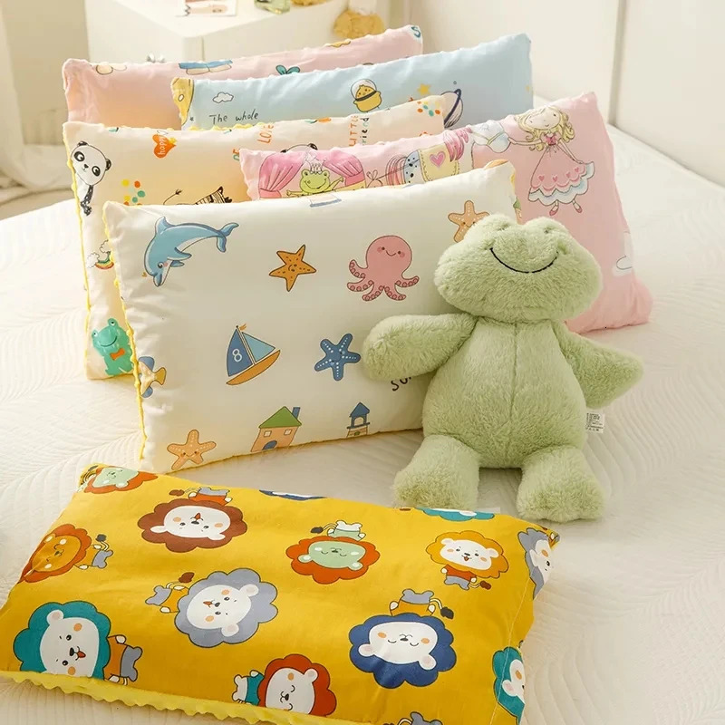 Cartoon Student Dormitory Pillow Four Seasons Universal Baby Pillow With Zipper Household Double Sided Childrens Pillow 250103