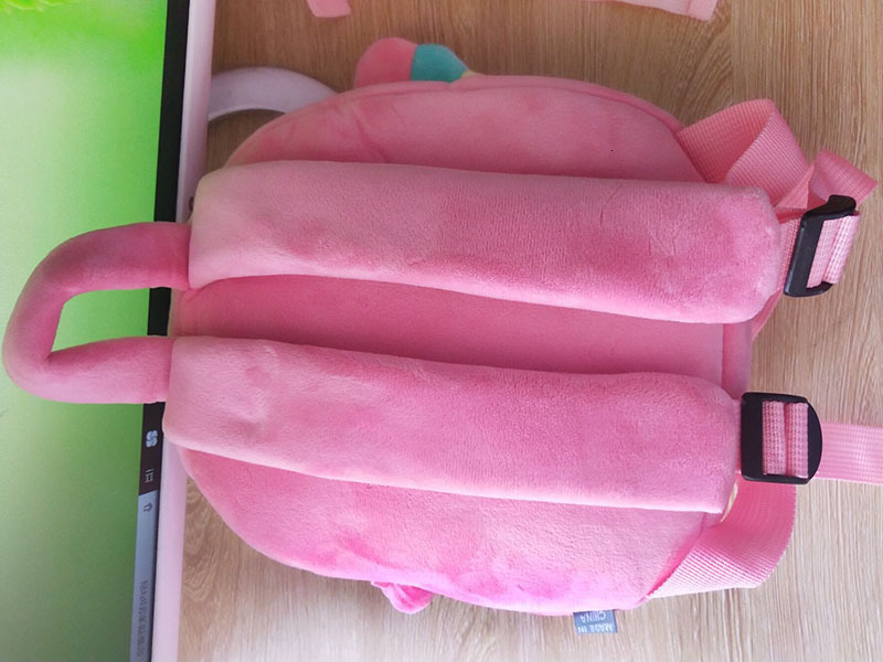 Children's Cute Plush Cartoon Unicorn Casual Backpack, Suitable For School, Travel, Kids School Baby Bag