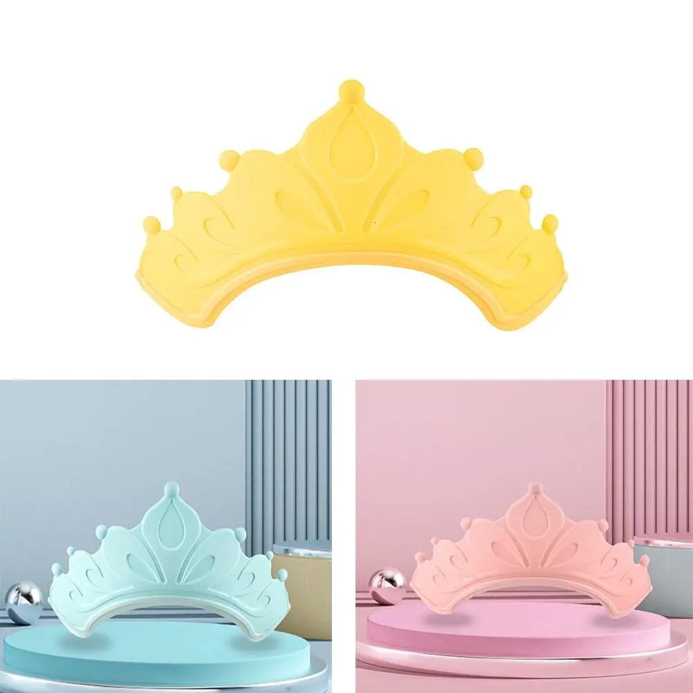 Shampoo Shield Bath Head Cover Baby Shower Cap Adjustable Hair Wash Hat for born Infant Ear Protection 241230