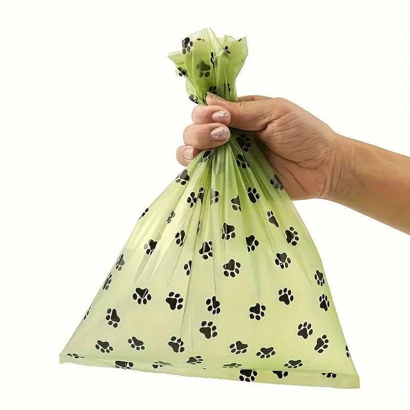 Thick Leak-Proof Dog Poop Bags for Outdoor Walks Polyethylene Material Animal Waste Disposal 300 Count 20 RollsXJ250104