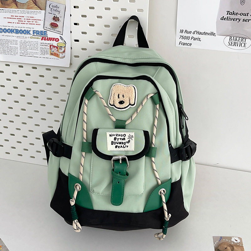 New niche personalized large capacity casual backpack with female texture for elementary, middle, and high school students' backpacks
