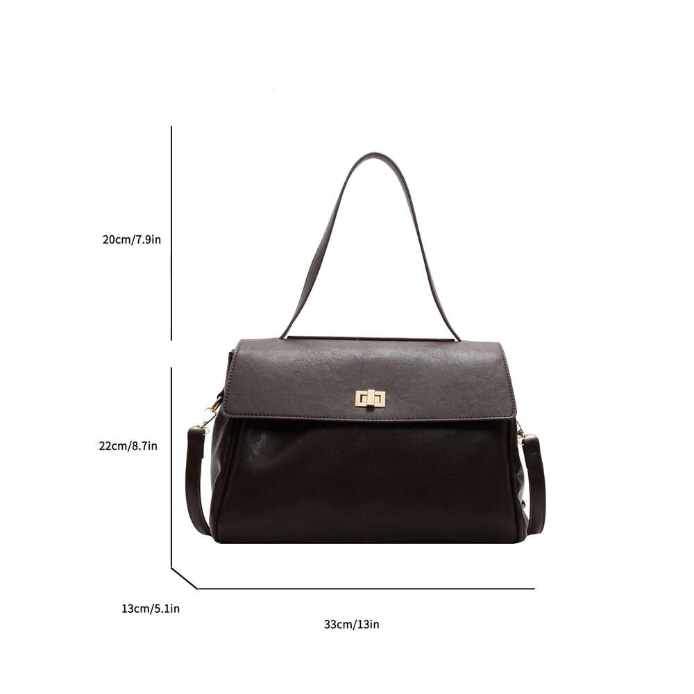 Fashionable versatile commuting handbag tote women's high-quality texture single-shoulder bag