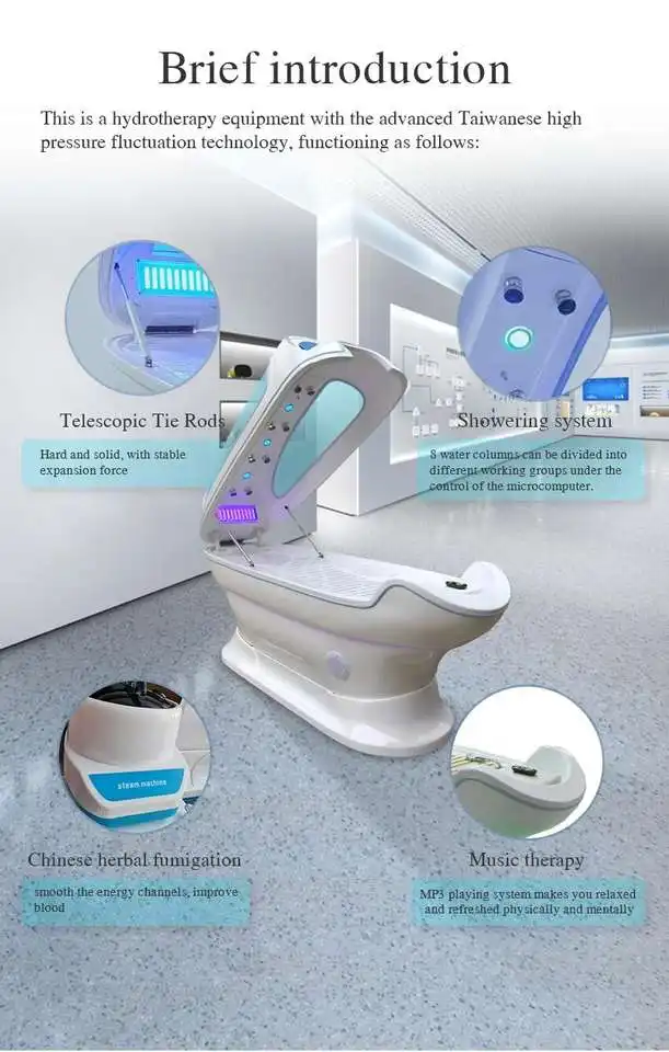 Ozone therapy infrared spa capsule slimming weight loss whitening detox hydrotherapy massage Hydro Massage Infrared Pod Ozone Water Sauna Spa Capsule