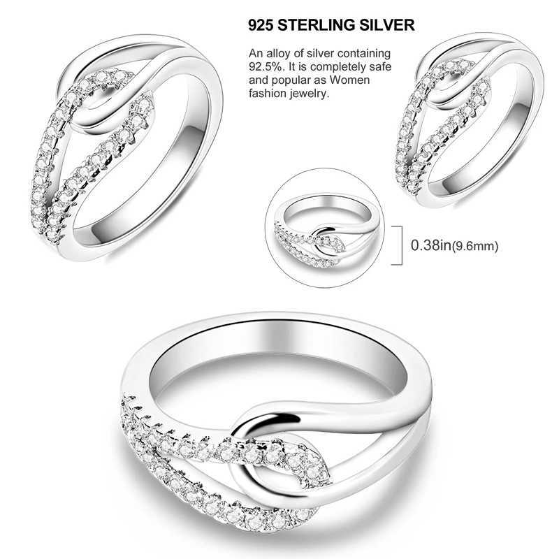 2023 New Rings For Women 100% 925 Sterling Silver Star Moon Colorful Zircon Rings Fine Wedding Engagement Birtay Jewelry GiftsXJ250104