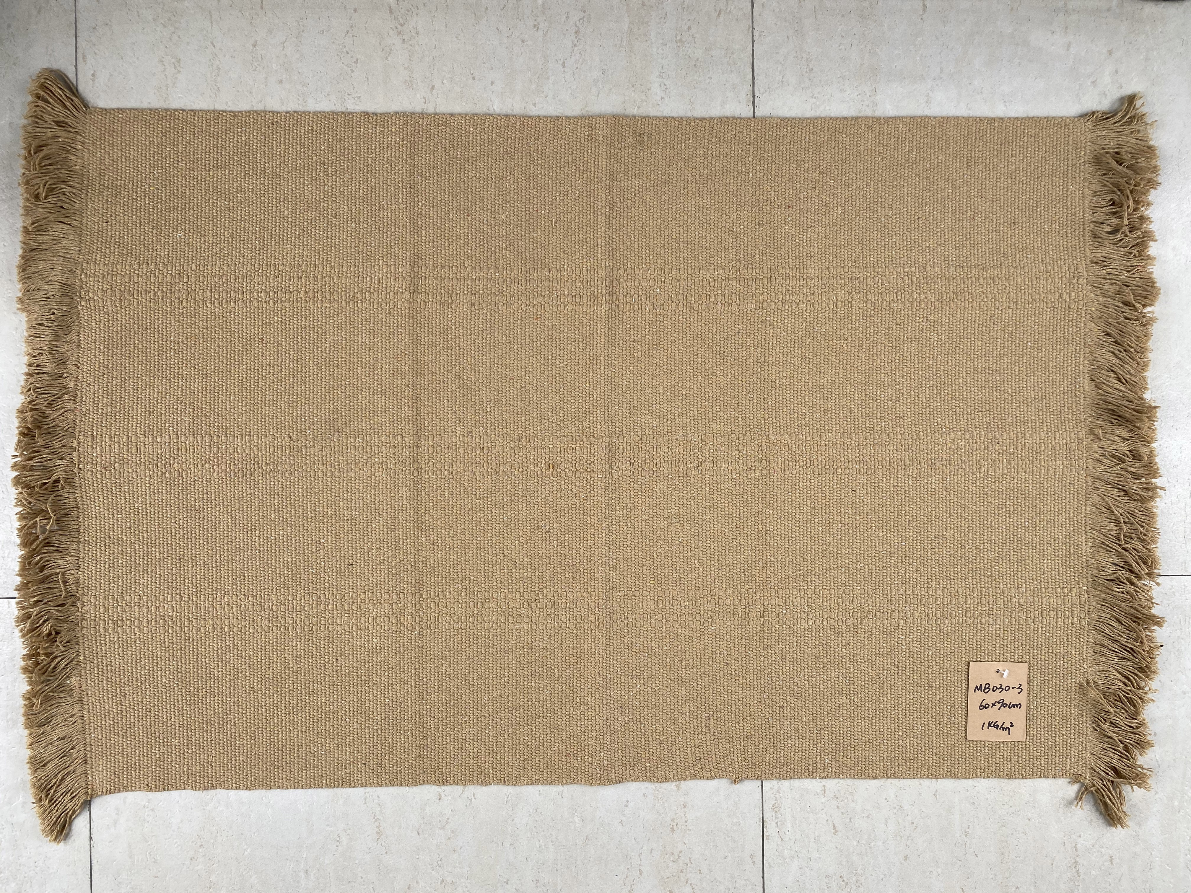 Versatile Solid Workmanship Cotton Carpet Sturdy and Colorful Design