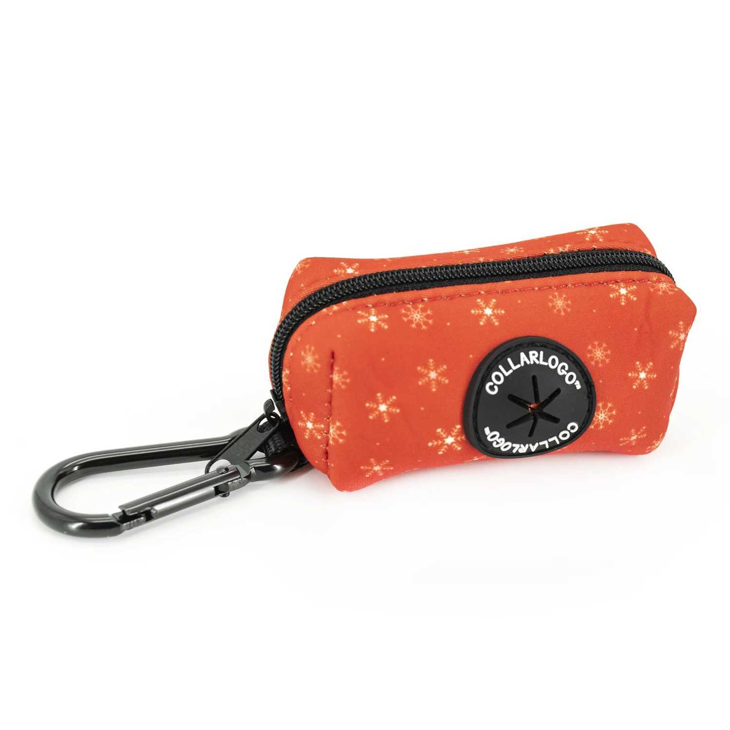 Collar Neoprene Dog Poop Bag Holder Leash Attachment Protable Pet Waste Bag Dispenser Snack Bag for Outdoors Waiking HikingXJ250104