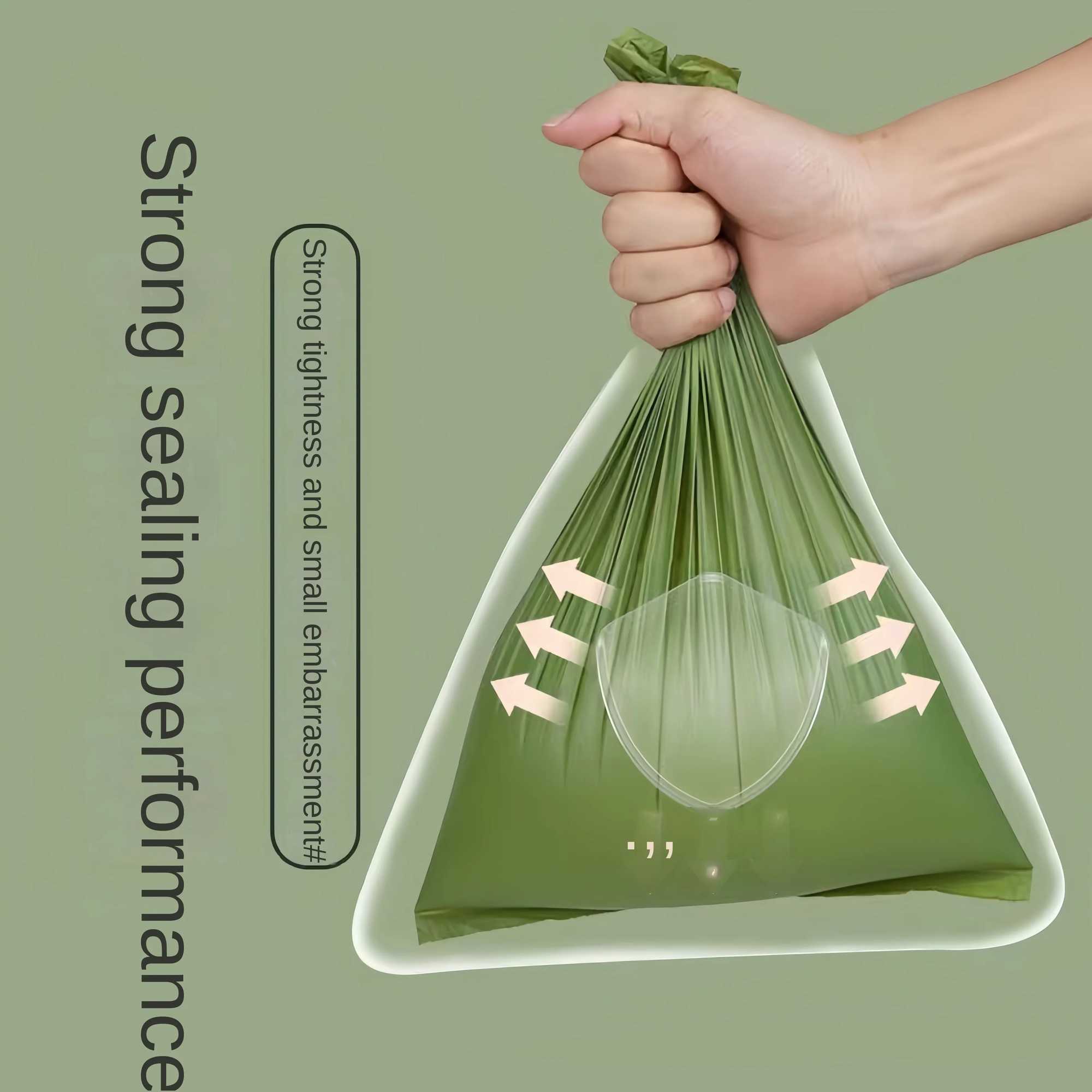 Pat Dog Poop Bag Environmental Protection Degradable Dog Cat Poop Bag Outdoor Cleaning Poop Bag Outdoor Clean Pets SuppliesXJ250104