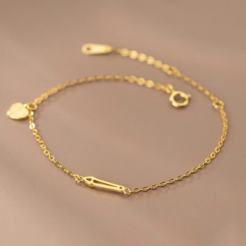 JYJIAYUJY 100% sterling silver S925 bracelet inventory heart You I high-quality fashion jewelry daily gift B038 250102