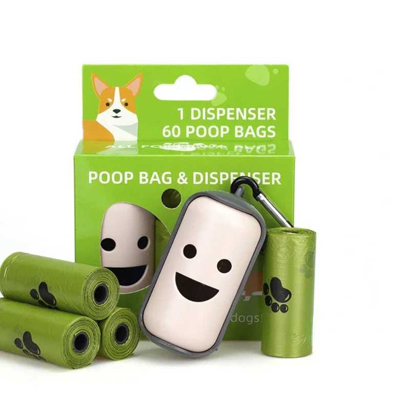 New Pet Supplies Canvas Garbage Bags Poop Bag Dispenser Portable Dog Poop Waste Bag Holder Outdoor Puppy Cat Pick Up OrganizerXJ250104