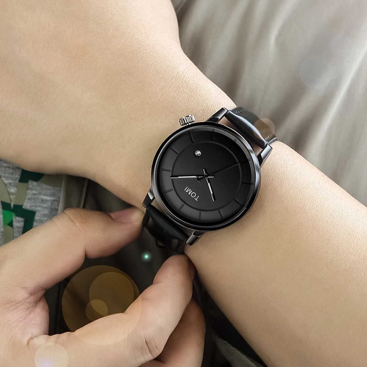 Tomi Luxury Mens Fashion Original Brand Busin Mens Quartz W250104