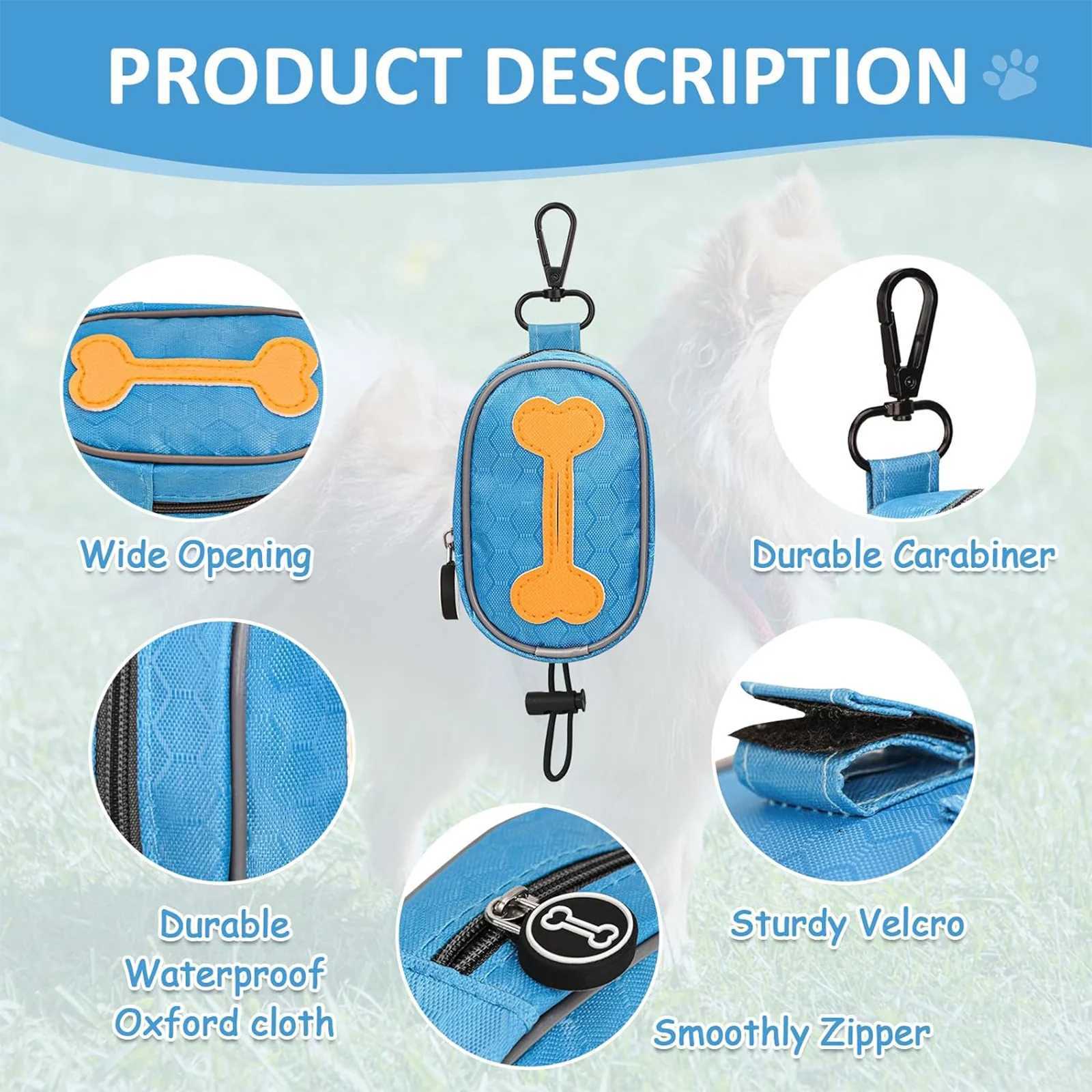 Pet Dog Portable Poop Bag Adjustable Travel Garbage Bag Puppy Cats Waste Poop Bags Dispenser Pet Cleaning Tools Dog AccessoriesXJ250104