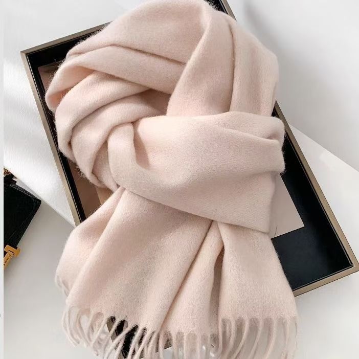 T062 pure cashmere warm story new scarf winter thick couple all-match fashion classic neck scarf
