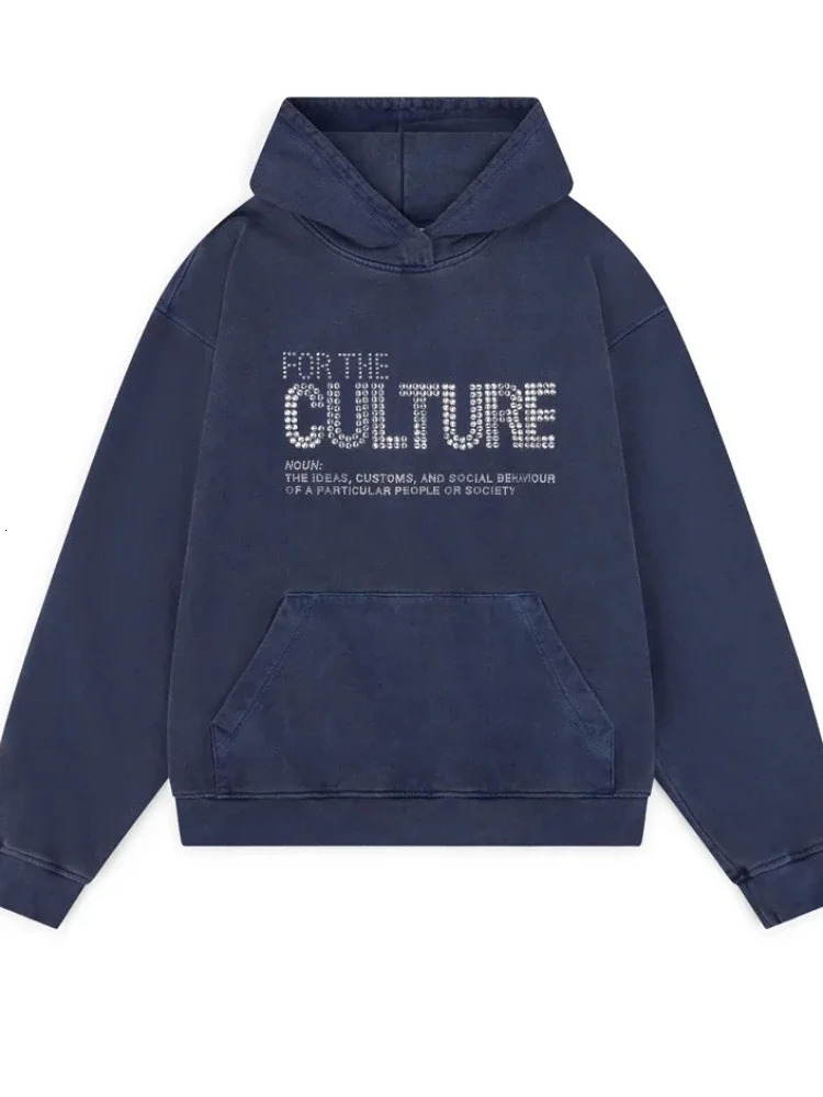 Retro Brick Letter Hooded for women Sweatshirts Street American Personality Y2K Autumn Mens Retro Sweatshirt women clothing 250103