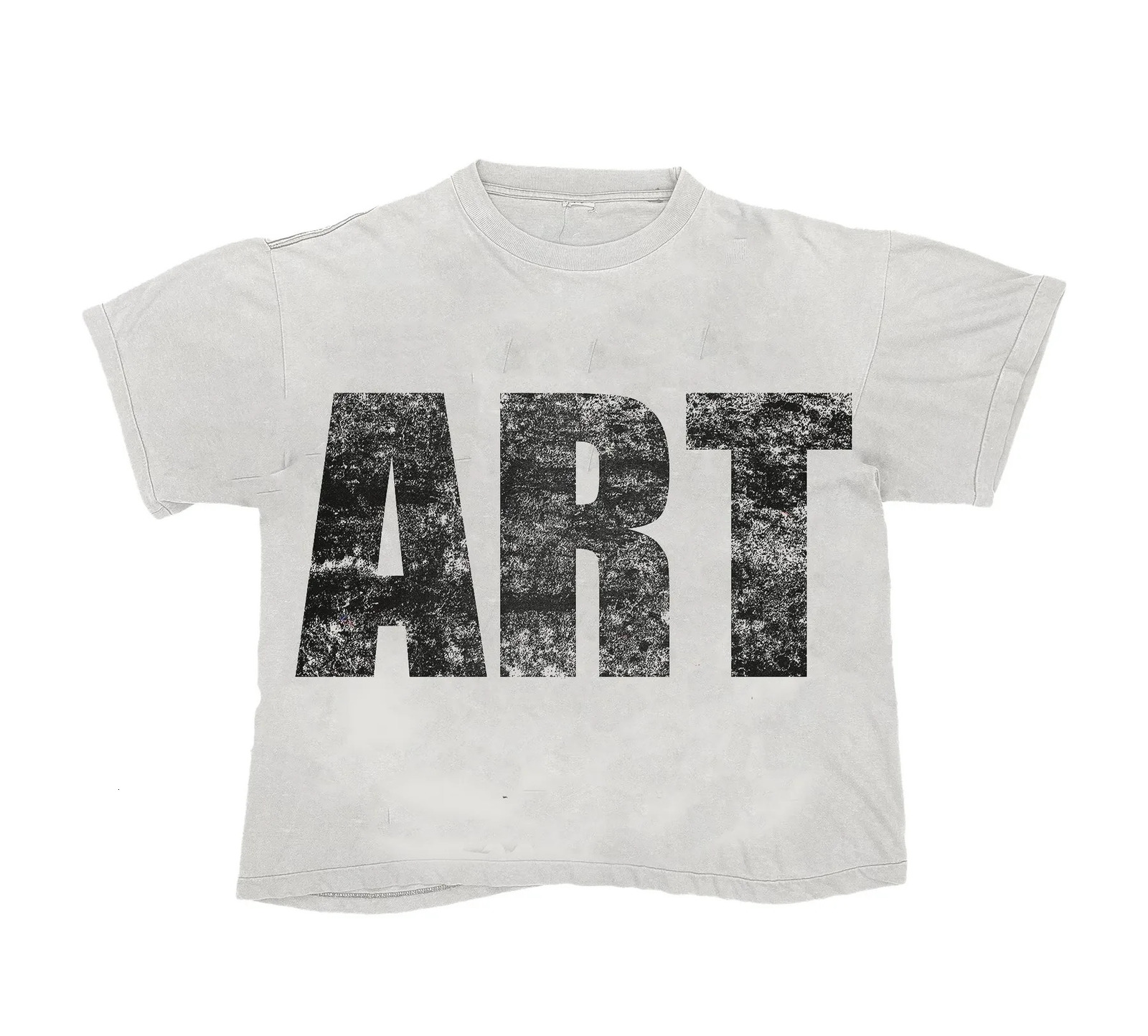American style bulletproof vest graphic T-shirt casual short sleeved shirt oversized T-shirt cotton streetwear Y2K top mens clothing 250103