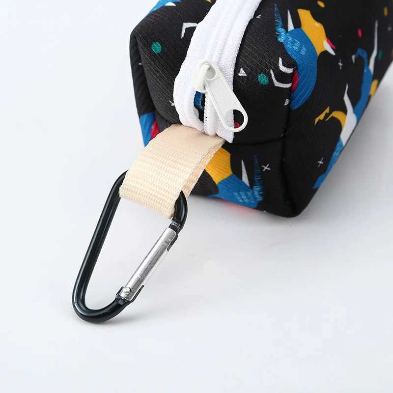 Dog Poop Bag Holder Leash Attachment - Poop Bag Dispenser for Leash -Pet Waste Bag Dispenser Fabric Dog Bag Dispenser for DogsXJ250104